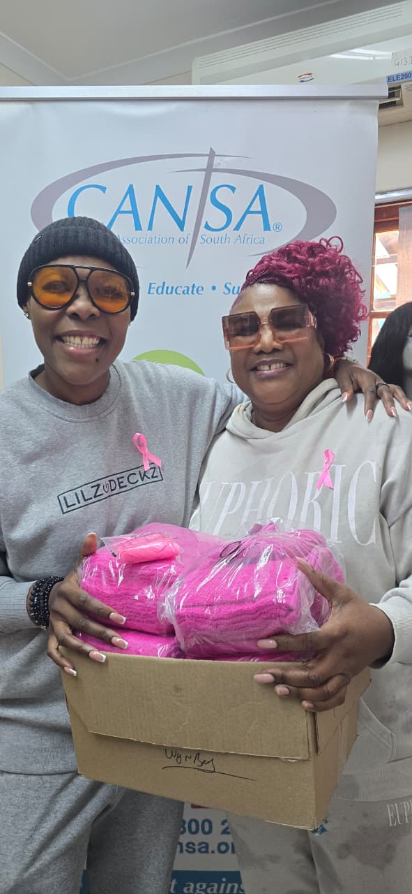 LILZONDECKZ at CANSA cancer awareness fundraiser event