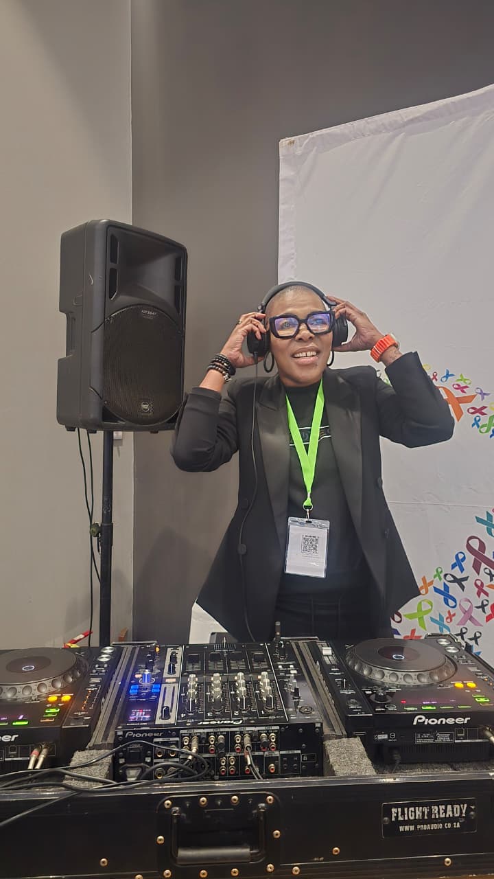 LILZONDECKZ as Survivor Speaker and DJ at a cancer awareness event